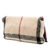 Burberry Mega Check Wool Shoulder Bag Secondhand