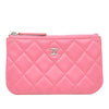 Chanel CC Quilted Lambskin Pouch Secondhand