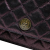 Chanel Quilted Iridescent Lambskin Tartan Button Wallet On Chain Secondhand