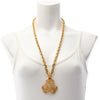 Secondhand Chanel Gold Plated Triple CC Pendant Necklace