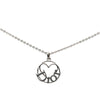 Dior Brass Heart Logo Pendant Necklace Secondhand