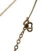 Dior Gold Plated CD Logo Pendant Necklace Secondhand