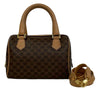Celine Macadam Coated Canvas Satchel Secondhand