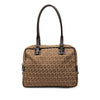 Fendi Zucchino Canvas Shoulder Bag Secondhand