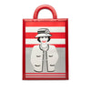 Chanel Choco Bar Patent Coco Mademoiselle Vertical Tote Secondhand