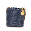 Chanel Mini Quilted Caviar Medallion Charms Drawstring Bucket Bag Secondhand