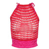 Secondhand Ungaro Fuchsia Crotchet Top and Skirt - '10s