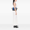 Celine Small Tricolor Leather Trapeze Satchel Secondhand