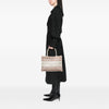 Dior Medium Embroidered Canvas Stripes Book Tote Secondhand