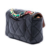 Chanel Mini Quilted Lambskin Cocovado Ribbon Chain Flap Secondhand