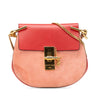 Secondhand Chloé Mini Suede and Calfskin Drew Crossbody