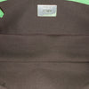 Fendi Zucca Embossed Stitched Leather Baguette Satchel Secondhand
