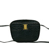 Ferragamo Croc Embossed Leather Vara Crossbody Secondhand