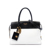 Prada Bicolor Saffiano and City Calf Esplanade Satchel Secondhand