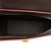 Celine Small Tricolor Calfskin and Nubuck Trapeze Satchel Secondhand