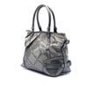 Burberry Glitter Smoke Check Canvas Check Satchel Secondhand