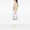 Burberry Medium Leather and House Check Canvas Maidstone Satchel Secondhand