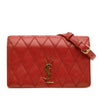Saint Laurent Diamond Quilted Lambskin Angie Chain Bag Secondhand