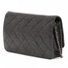 Chanel CC Quilted Crinkled Calfskin Wallet On Chain Secondhand