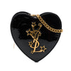 Saint Laurent Mini Patent Monogram Love Heart Chain Bag Secondhand