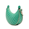 Chanel Small Quilted Lambskin Chain Around Hook Hobo Bag Secondhand