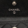 Secondhand Chanel Quilted Caviar Boy Flap Card Holder