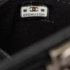 Secondhand Chanel Quilted Caviar Boy Flap Card Holder