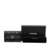 Secondhand Chanel Quilted Caviar Boy Flap Card Holder