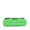 Fendi Zucca Embossed Leather Chain Midi Baguette Secondhand
