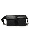 Gucci GG Canvas Double Pocket Belt Bag Secondhand