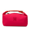 Hermès Small Toile Bride A Brac Case Secondhand
