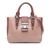 Miu Miu Bicolor Goatskin Madras Satchel Secondhand
