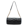 Saint Laurent Small Quilted Lambskin Sade Tube Bag Secondhand