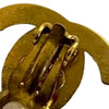 Chanel CC Gold Plated Turn Lock Clip on Earrings Secondhand