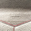 Miu Miu Metallic Goatskin Madras Forever Heart Envelope Chain Wallet Secondhand