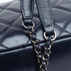 Chanel Quilted Glazed Calfskin Coco Pleats Flap Secondhand
