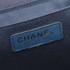 Chanel CC Quilted Denim Trip Vanity Case with Chain Secondhand