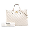 Gucci Medium GG Marmont Matelasse Diagonal Calfskin Shopping Tote Secondhand