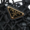 Prada Mesh and Leather Bucket Bag Secondhand