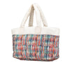 Secondhand Chanel Nylon Tweed Printed Coco Cocoon Tote