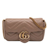 Gucci Mini GG Marmont Matelasse Calfskin Flap Crossbody Secondhand