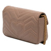 Gucci Mini GG Marmont Matelasse Calfskin Flap Crossbody Secondhand