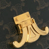 Secondhand Celine Triomphe Coated Canvas Claude Shoulder Bag