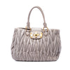 Miu Miu Matelasse Nappa Turnlock Tote Secondhand