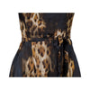 Secondhand Blumarine Leopard Print Dress - '10s
