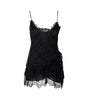 Secondhand Blumarine Lace Mini Dress with Short Vest - '00s