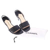 Secondhand Chanel Black Quilted Leather Slingback Sandals