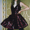 Secondhand Miu Miu Red and Black Tartan Dress - '10s