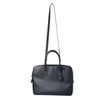 Secondhand Saint Laurent Black Leather Small Museum Flat Briefcase -