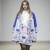 Secondhand Vivetta Blue Floral Jacket and Skirt Set - '20s